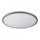 Globo 41639-60 LED stropní svítidlo Sabi 1x60W | 200-3500lm | 3000K-6000K - dálkový ovladač, stmívatelné, fixace barev, noční osvětlení, stříbrná