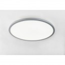 Globo 41639-60 LED stropní svítidlo Sabi 1x60W | 200-3500lm | 3000K-6000K - dálkový ovladač, stmívatelné, fixace barev, noční osvětlení, stříbrná