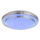 Globo 41738-48RGB LED stropní svítidlo Ina II 1x48W | 195-1950lm | 3000K-6500K | RGB - dálkový ovladač, fixace barev, měnič barev, stmívatelné, noční osvětlení, opál, bílá