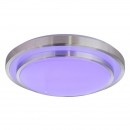 Globo 41738-48RGB LED stropní svítidlo Ina II 1x48W | 195-1950lm | 3000K-6500K | RGB - dálkový ovladač, fixace barev, měnič barev, stmívatelné, noční osvětlení, opál, bílá