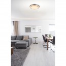Globo 41738-48RGB LED stropní svítidlo Ina II 1x48W | 195-1950lm | 3000K-6500K | RGB - dálkový ovladač, fixace barev, měnič barev, stmívatelné, noční osvětlení, opál, bílá