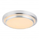 Globo 41738-60RGB LED stropní svítidlo Ina II 1x60W | 240-2400lm | 3000K-6500K | RGB - dálkový ovladač, fixace barev, měnič barev, stmívatelné, noční osvětlení, opál, bílá