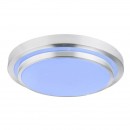 Globo 41738-60RGB LED stropní svítidlo Ina II 1x60W | 240-2400lm | 3000K-6500K | RGB - dálkový ovladač, fixace barev, měnič barev, stmívatelné, noční osvětlení, opál, bílá