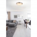 Globo 41738-60RGB LED stropní svítidlo Ina II 1x60W | 240-2400lm | 3000K-6500K | RGB - dálkový ovladač, fixace barev, měnič barev, stmívatelné, noční osvětlení, opál, bílá