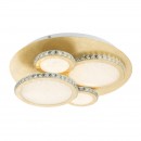 Globo 41908-36 LED stropní svítidlo Tilo 1x36W | 2700lm | 3000K - zlatá