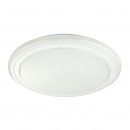 Globo 48378-40RGB LED stropní svítidlo Rudi 1x37W | 260-2600lm | 3000K-6000K | RGB - dálkový ovladač, fixace barev, stmívatelné, noční osvětlení, časovač, paměťová funkce, opál, bílá