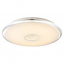 Globo 48382 LED stropní svítidlo Rena 1x60W | 4800lm | 3000-6500K - třpytivý efekt, stmívatelné, měnič barev, fixace barev, dálkové ovládání, noční osvětlení, bílá, opál