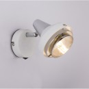 Globo 54301-1 nástěnné svítidlo Rorge 1x15W | E14 LED - bílá