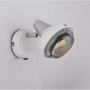 Globo 54301-1 nástěnné svítidlo Rorge 1x15W | E14 LED - bílá