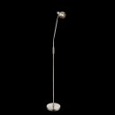 Globo 54348-1S stojací svítidlo Lara 1x4W | E14 LED | 320 lm | 3000K - ohebné rameno, matný nikl