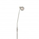 Globo 54348-1S stojací svítidlo Lara 1x4W | E14 LED | 320 lm | 3000K - ohebné rameno, matný nikl