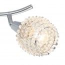 Globo 54502-3 přisazené stropní svítidlo Daxos 3x40W | E14 - chrom