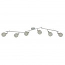 Globo 54502-6 přisazené stropní bodové svítidlo Daxos 6x40W | E14 - chrom