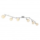 Globo 54502-6 přisazené stropní bodové svítidlo Daxos 6x40W | E14 - chrom