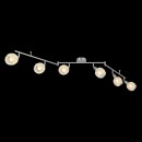 Globo 54502-6 přisazené stropní bodové svítidlo Daxos 6x40W | E14 - chrom