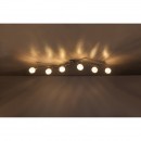 Globo 54502-6 přisazené stropní bodové svítidlo Daxos 6x40W | E14 - chrom
