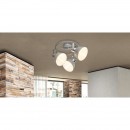 Globo 54640-3 přisazené stropní svítidlo Gerda 3x25W | E14 - nastavitelné, šedá