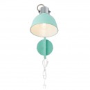 Globo 54641-1W nástěnné svítidlo Roli 1x25W | E14 - kabelový spínač, mintová