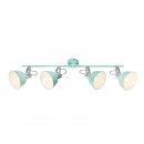 Globo 54641-4 přisazené stropní bodové svítidlo Roli 4x25W | E14 - nastavitelné, mintová