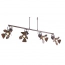 Globo 54650-4H závěsné bodové svítidlo Egon 4x50W | GU10 - nastavitelná výška, nastavitelné, rez
