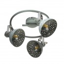 Globo 54653-3 přisazené stropní svítidlo Fabian 3x25W | E14 - nastavitelné, šedá