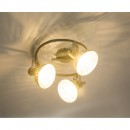 Globo 54653-3 přisazené stropní svítidlo Fabian 3x25W | E14 - nastavitelné, šedá