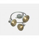 Globo 54653-3 přisazené stropní svítidlo Fabian 3x25W | E14 - nastavitelné, šedá