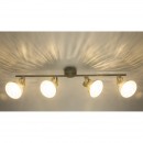 Globo 54653-4 přisazené stropní bodové svítidlo Fabian 4x25W | E14 - nastavitelné, šedá