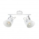 Globo 54654-2 stropní či nástěnné bodové svítidlo Armeca 2x40W | E14 - nastavitelné, bílá