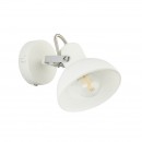 Globo 54657-1 nástěnné svítidlo Amory 1x40W | E14 - vypínač na těle, chrom, bílá