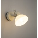 Globo 54657-1 nástěnné svítidlo Amory 1x40W | E14 - vypínač na těle, chrom, bílá