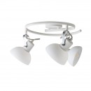 Globo 54657-3 přisazené stropní svítidlo Amory 3x40W | E14 - nastavitelné, chrom, bílá