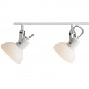 Globo 54657-4 přisazené stropní bodové svítidlo Amory 4x40W | E14 - nastavitelné, chrom, bílá