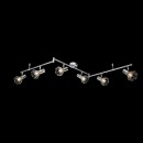 Globo 54802-6 přisazené stropní bodové svítidlo Xara I 6x40W | E14 - nastavitelné, chrom