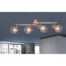 Globo 54805-4 přisazené nástěnné či stropní bodové svítidlo Xara 4x40W | E14 - měďěná