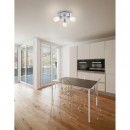 Globo 54984-3 přisazené stropní bodové svítidlo Florita 3x40W | E14 - satinované sklo, chrom