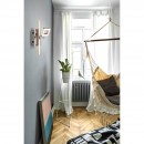 Globo 56121-1 LED nástěnné svítidlo Penelope 1x4W | 240lm | 3000K - chrom, bílá