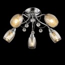 Globo 56688-5 přisazené stropní svítidlo Lilly I 5x40W | E14 - chrom, průhledná