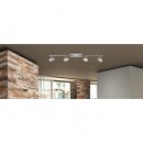 Globo 56957-4 přisazené stropní bodové svítidlo Marja 4x7W | 1472lm | 3000K - nastavitelné, chrom