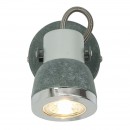 Globo 57000-1 nástěnné svítidlo Sabinyo 1x50W | GU10 - vypínač na těle, kámen, chrom