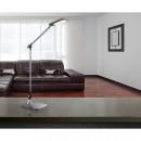 Globo 58272 LED stojací svítidlo Pattaya 1x10W | 600lm | 3300-6500K - nastavitelná, stmívatelná, fixace barev, dotykový stmívač, stříbrná, šedá, černá