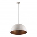 Globo 58323HW závěsné stropní svítidlo Sandra 1x60W | E27 - bílá, zlatá