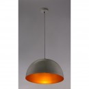 Globo 58323HW závěsné stropní svítidlo Sandra 1x60W | E27 - bílá, zlatá