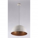 Globo 58323HW závěsné stropní svítidlo Sandra 1x60W | E27 - bílá, zlatá
