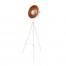 Globo 58323W stojací svítidlo Sandra 1x60W | E27 - bílá, zlatá