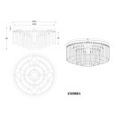 Globo GLB15698D1 přisazené stropní svítidlo GORLEY E27
