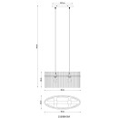 Globo GORLEY 15698H3M závěsné stropní svítidlo E27