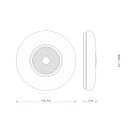 Globo 48071-24 LED přisazené stropní svítidlo GRAHAM  | 36W integrovaný LED zdroj | 2690lm | 2700/4000/6000K | bílá