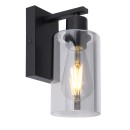 Globo 15465W nástěnné svítidlo Hadera 1x60W | E27 - černá