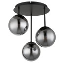 Globo 47441-3S LED přisazené stropní svítidlo HARMON  E14 | černá